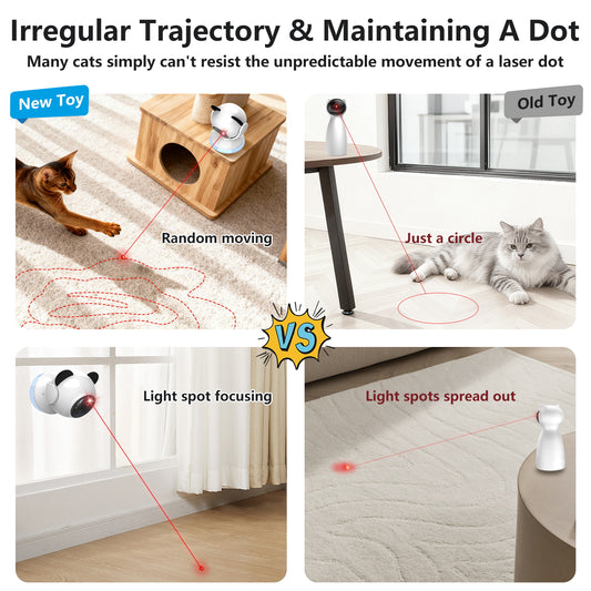 BENTOPAL Quiet Rechargeable Laser Pet Toy