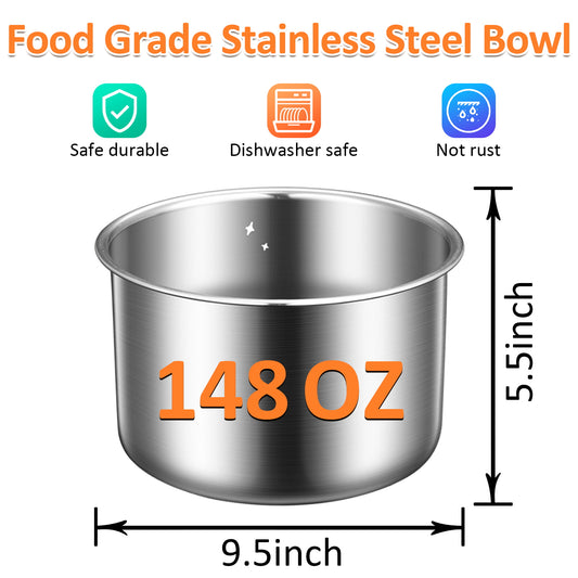 Bentopal Elevated Dog Bowl, Large (15.4 inches tall), with Stand, 4.4-Liter Spill-Proof Dog Water Bowl, Stainless Steel Bowl, Adjustable, Tip-Proof, Non-Slip Pet Water Dispenser (Suitable for Large and Medium-Sized Pets)