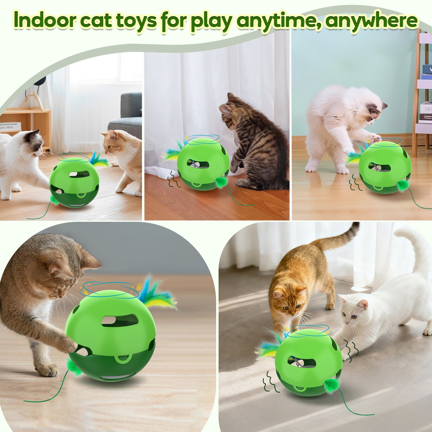 Bentopal Automatic Irregularly Moving Ball Toy