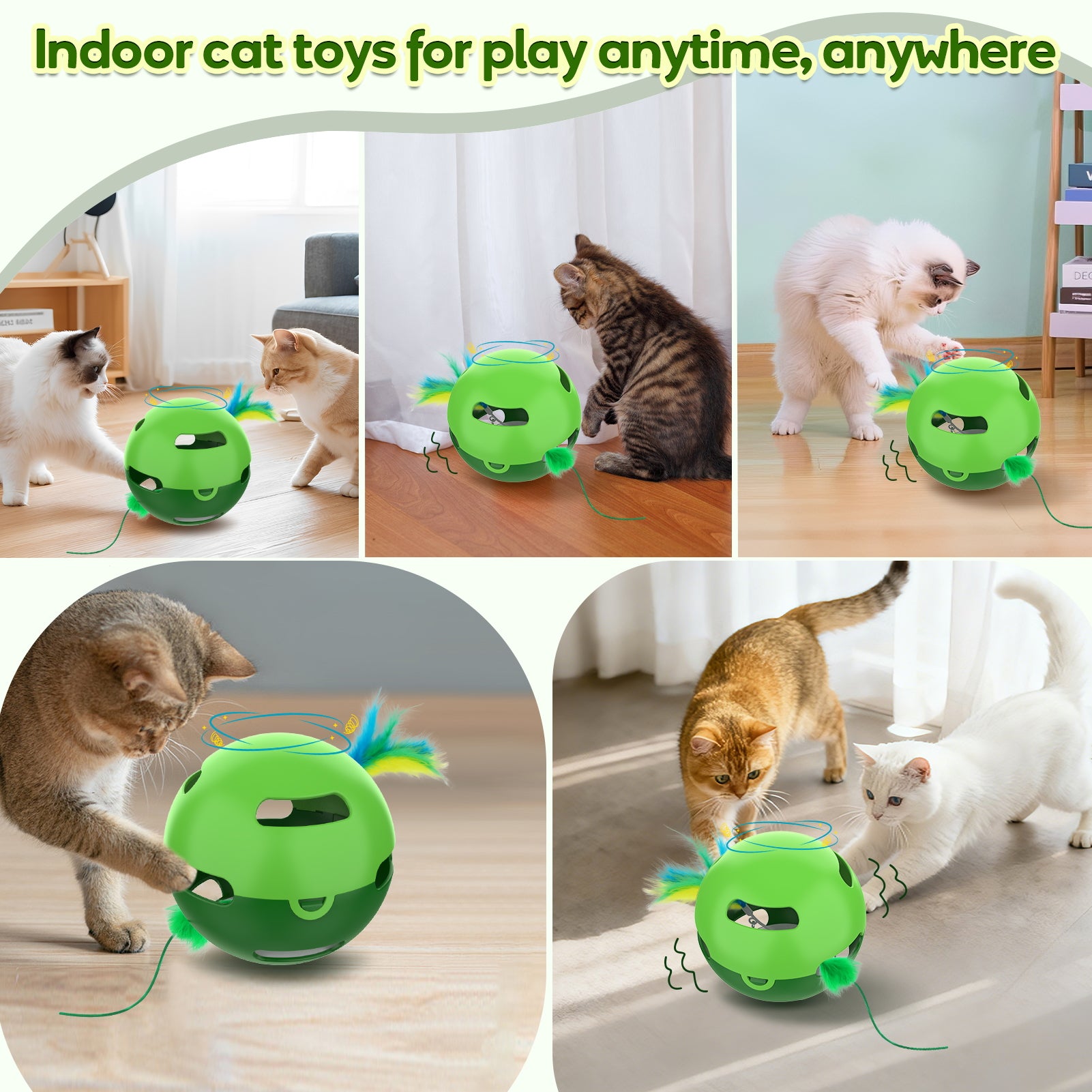 Bentopal Automatic Irregularly Moving Ball Toy