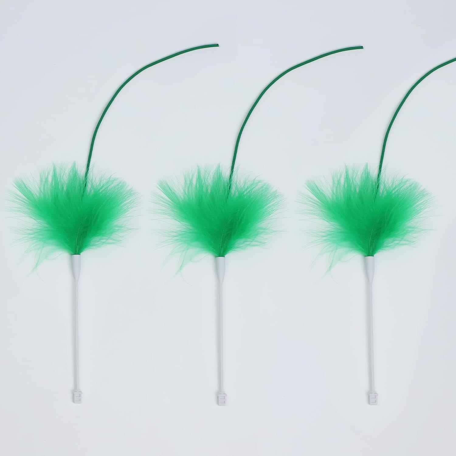 Bentopal Hide-n-Seek Cat Toy Replacement Feather Wands for P43 Cat Toy, Only 3 pieces included