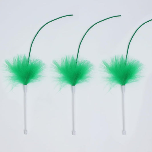 Bentopal Hide-n-Seek Cat Toy Replacement Feather Wands for P43 Cat Toy, Only 3 pieces included