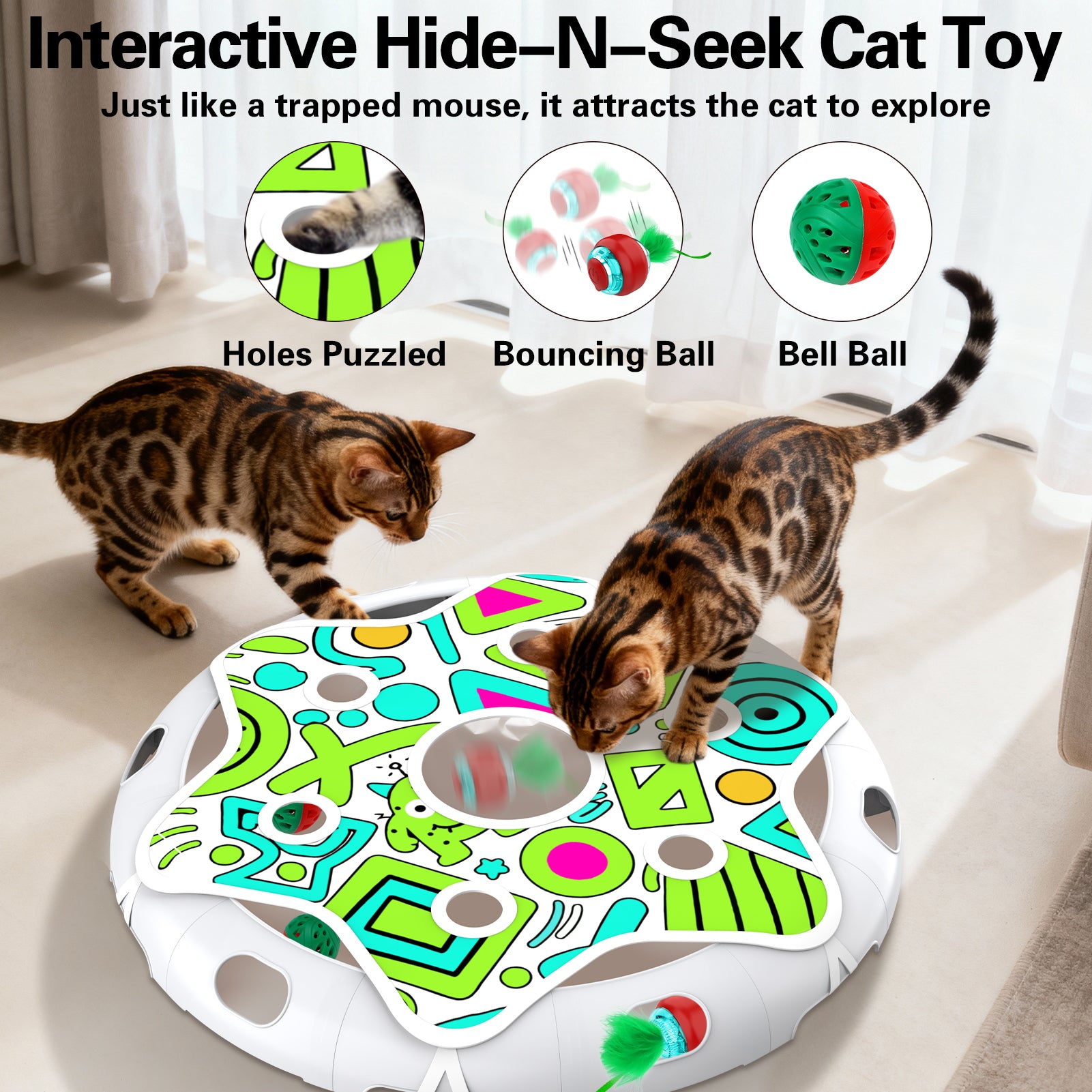 Bentopal Interactive Hide-and-Seek Toy Set