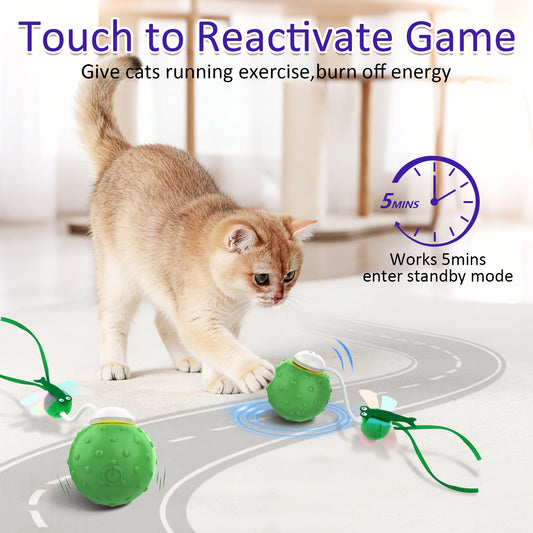 Bentopal Automatic Dragonfly Cat Toy