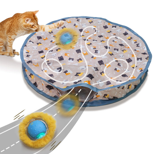 BENTOPAL Hide Seek Motion Activate Cat Toy Ball