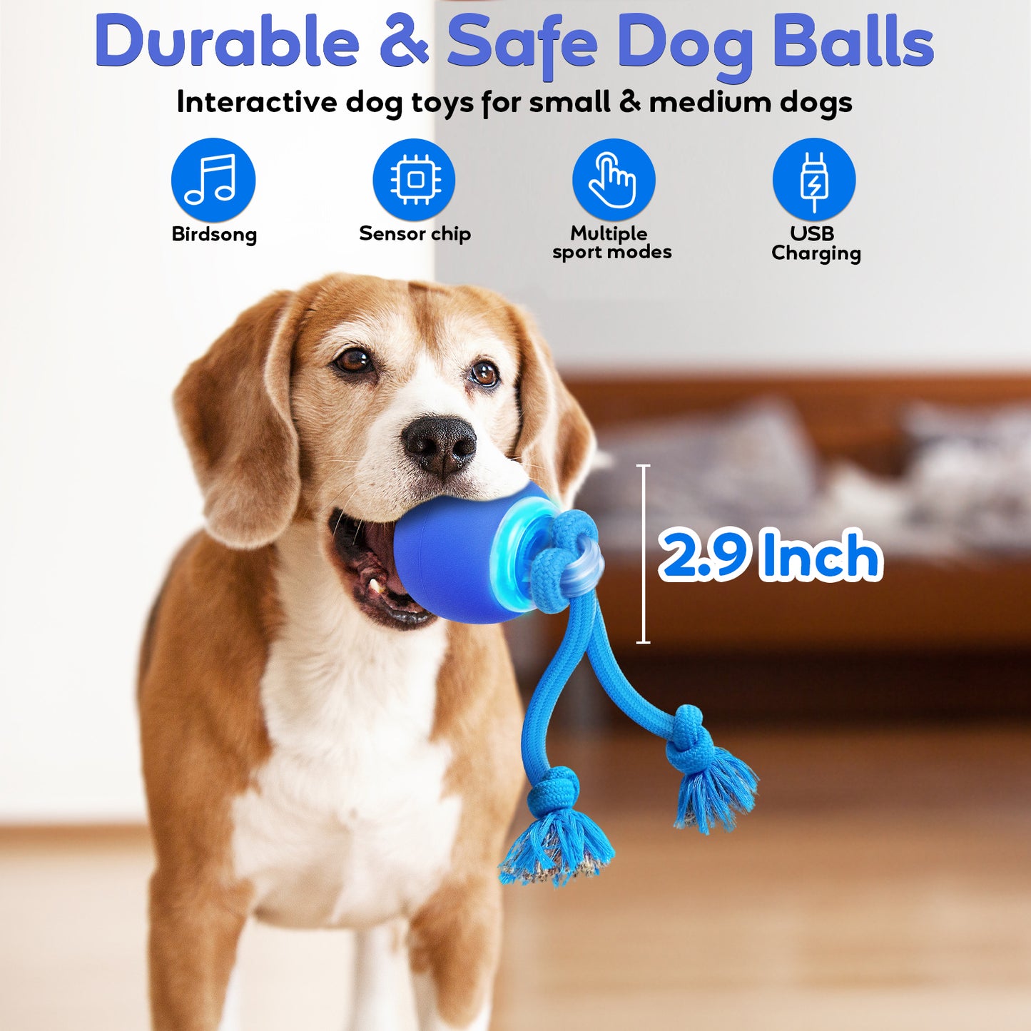 BENTOPAL Interactive Dog Toy