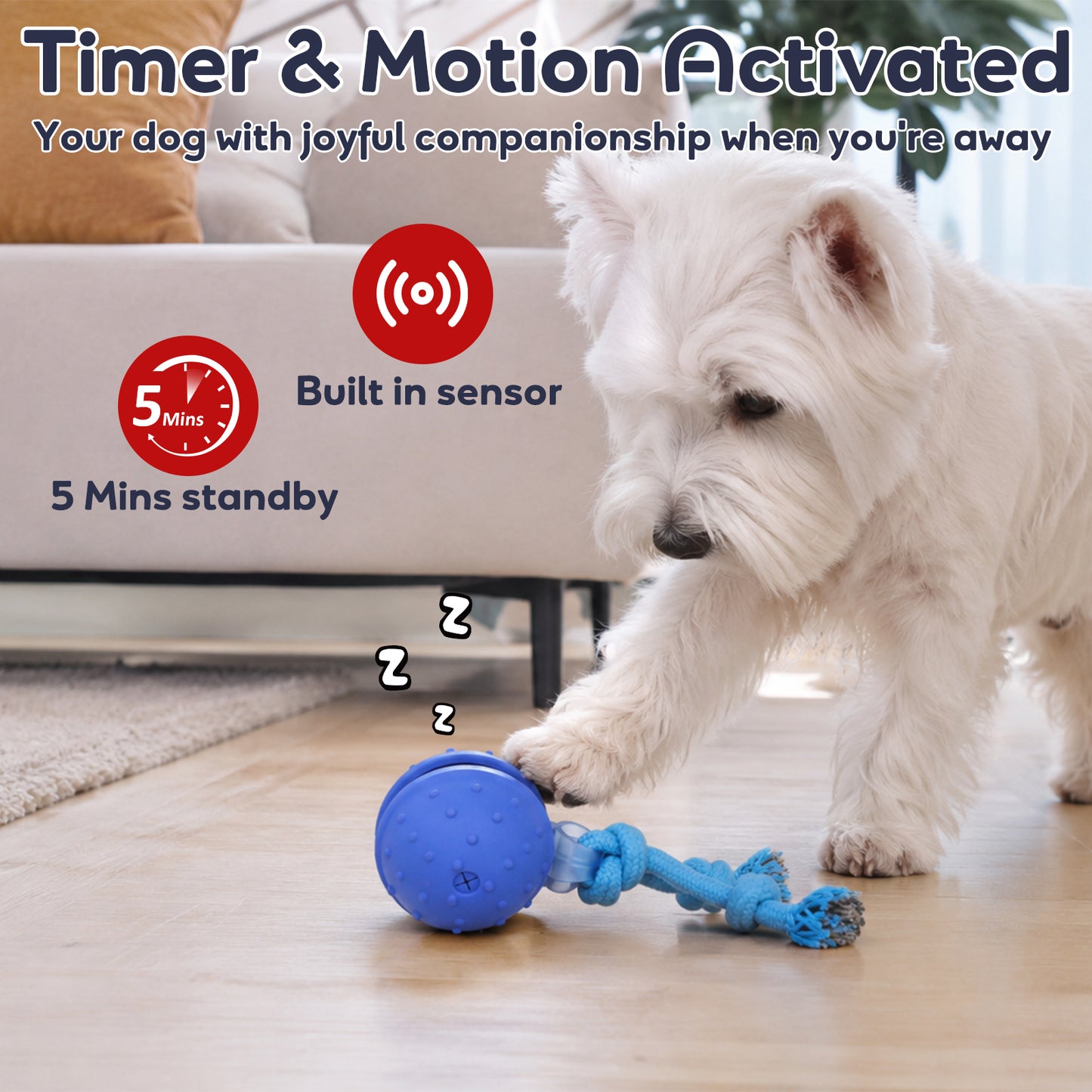 BENTOPAL Electric Dog Chew Toy