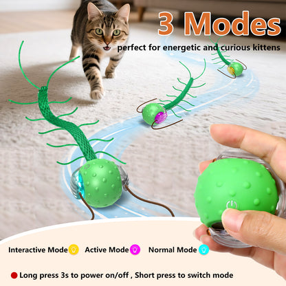 Bentopal Interactive Cat Toy Centipede Ball