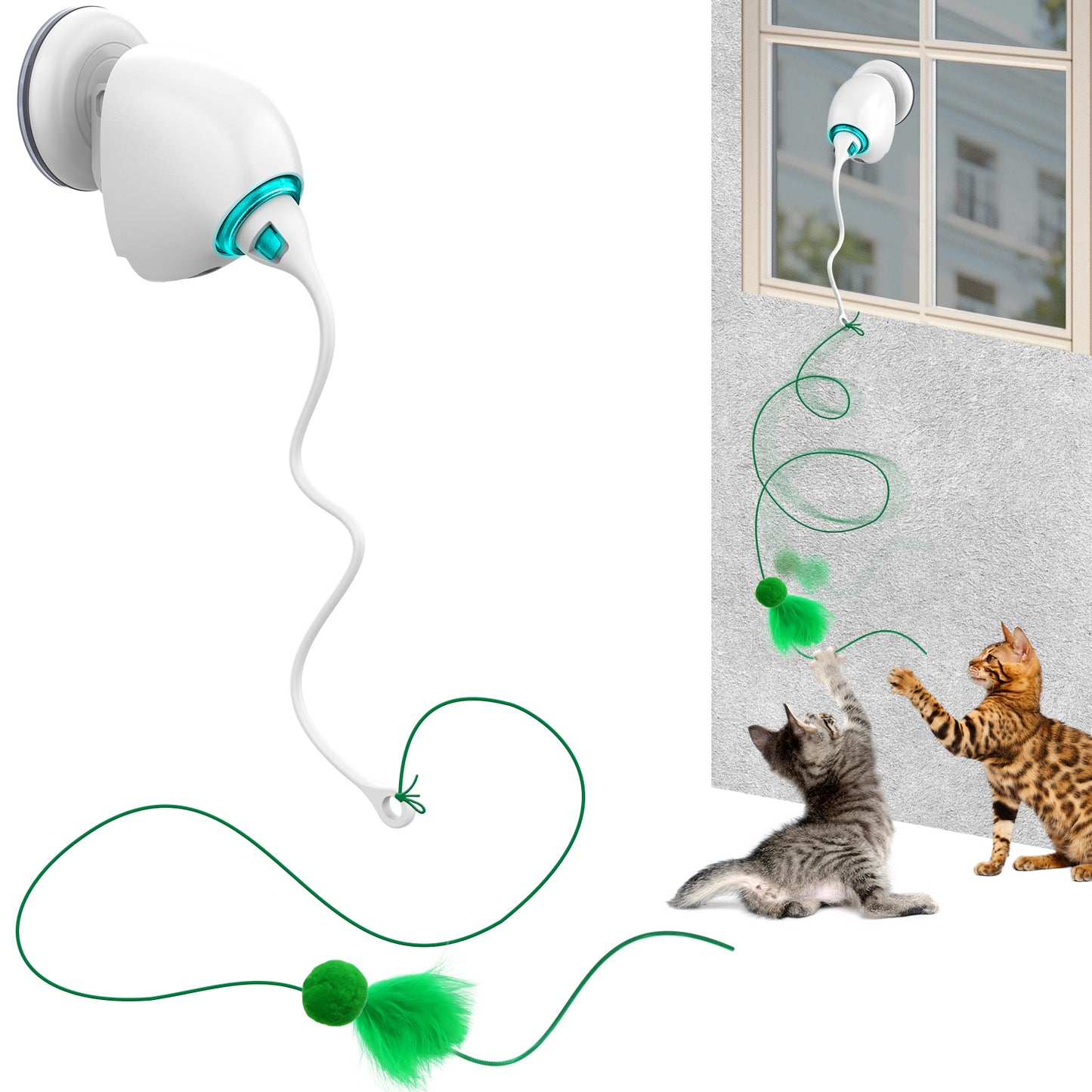 BENTOPAL Electric Interactive Cat Wall Toy