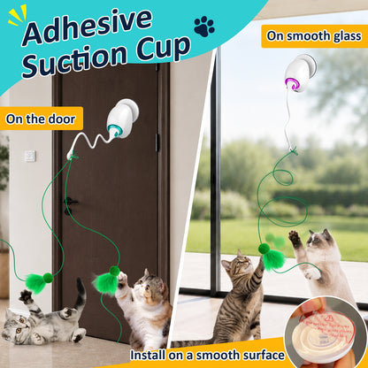 BENTOPAL Electric Interactive Cat Wall Toy