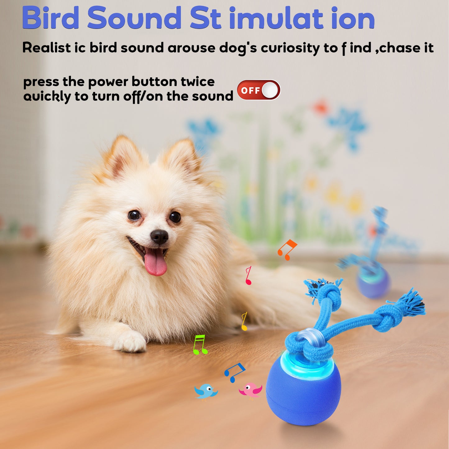 BENTOPAL Interactive Dog Toy