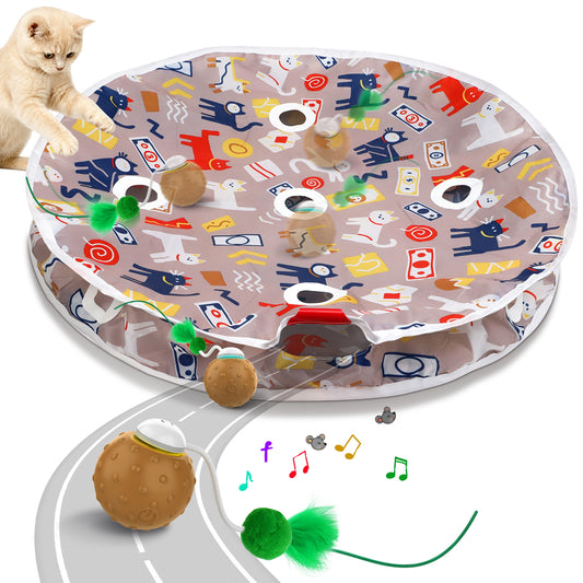 Bentopal Smart interactive cat toy with a smart rolling ball