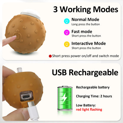 Bentopal Smart interactive cat toy with a smart rolling ball
