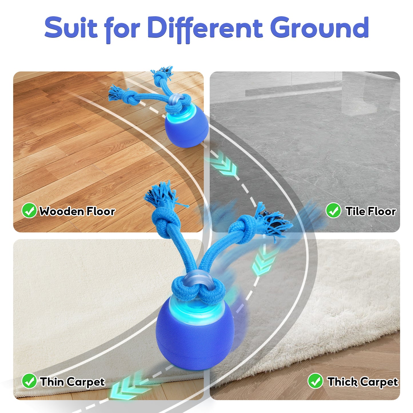 BENTOPAL Interactive Dog Toy