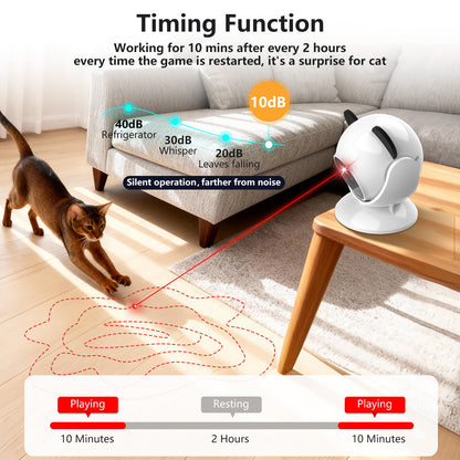 BENTOPAL Quiet Rechargeable Laser Pet Toy