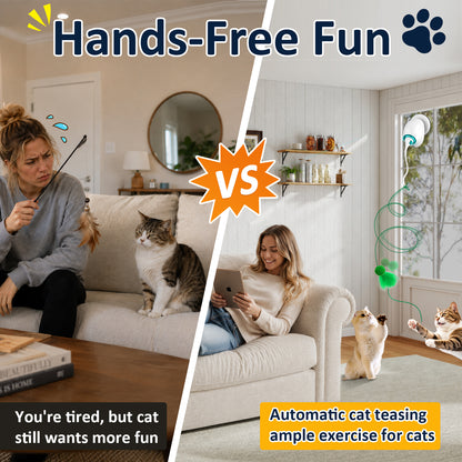 BENTOPAL Electric Interactive Cat Wall Toy