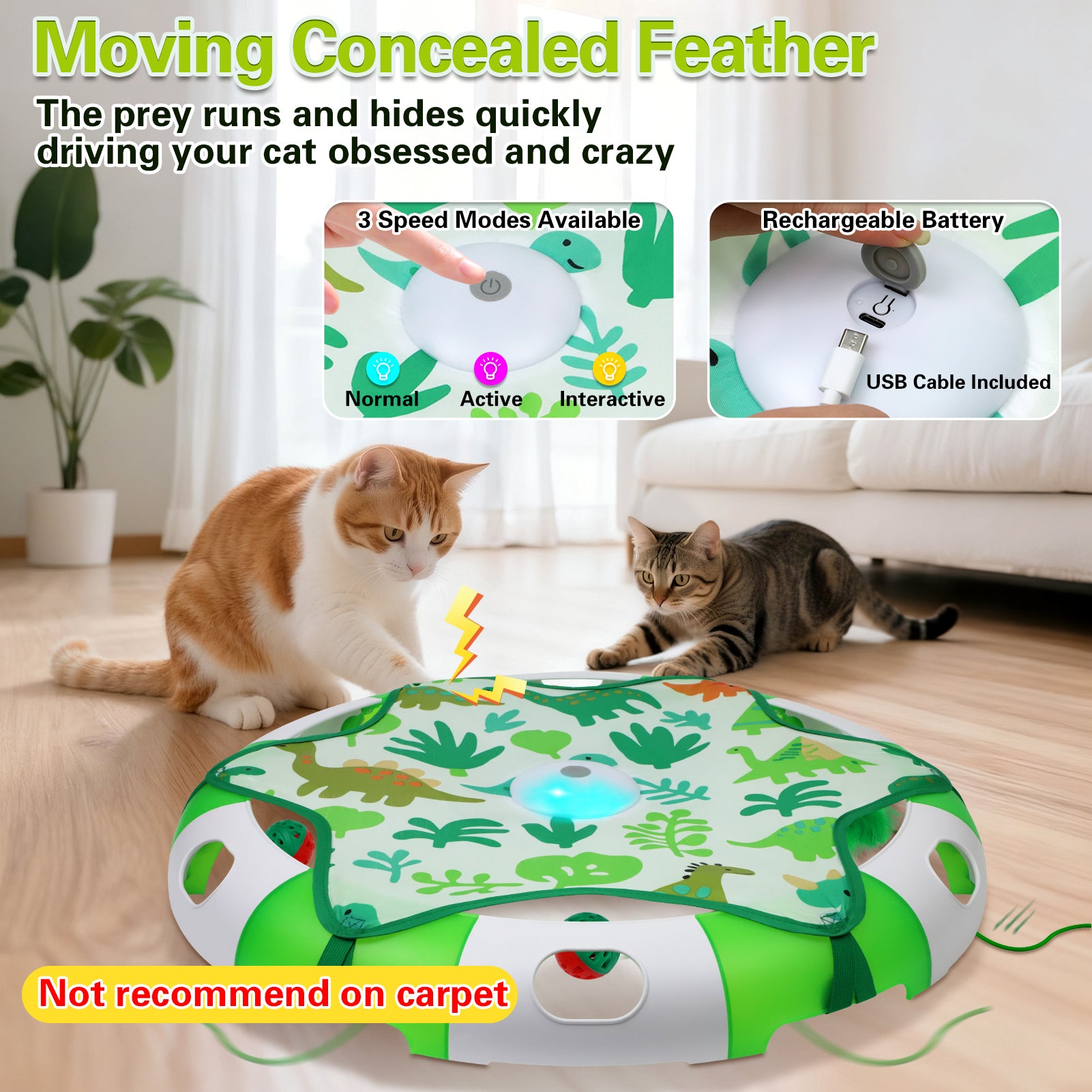 Bentopal Automatic Interactive Cat Toy