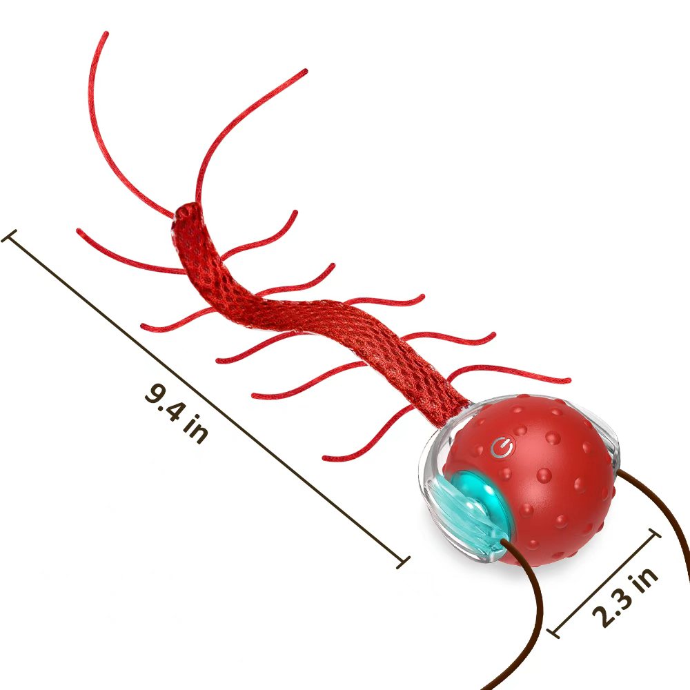 Bentopal Interactive Cat Toy Centipede Ball