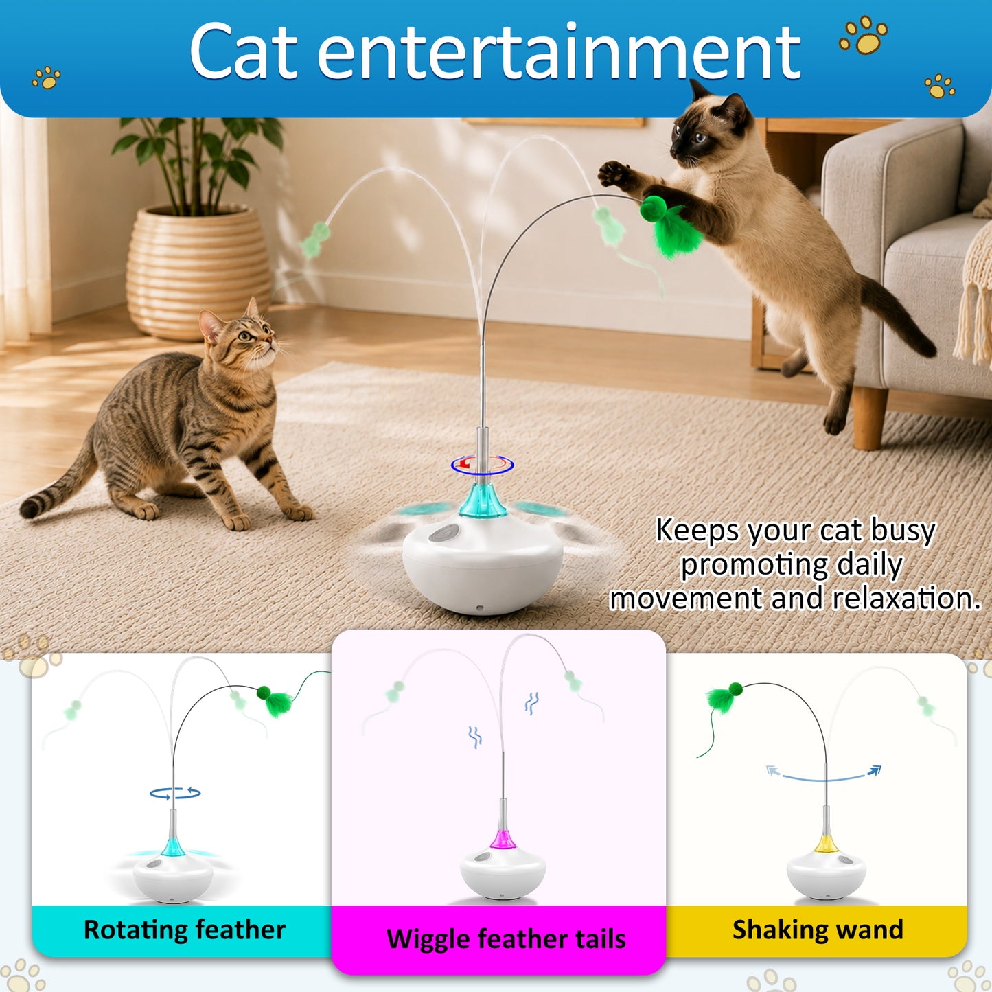 Bentopal Interactive Cat Toys